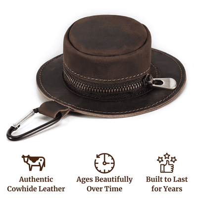 Kowby Original Leather Hat Pouch